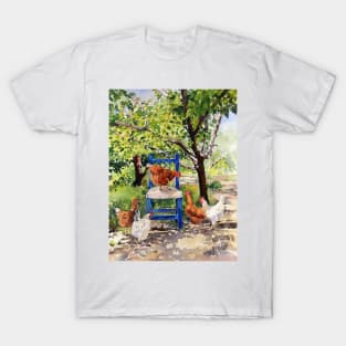 Blue Chair in the Shade T-Shirt